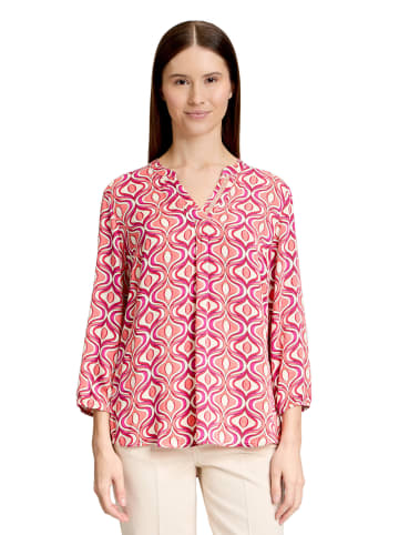CARTOON Blusenshirt mit Muster in Pink/Apricot