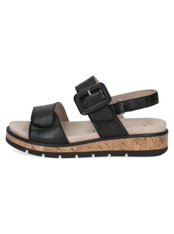 Caprice Sandale Sandalette in schwarz