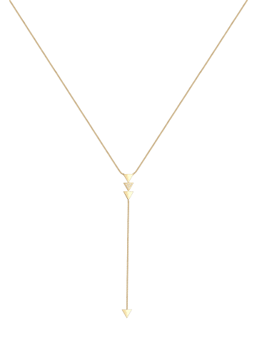 Elli Halskette 925 Sterling Silber Dreieck in Gold