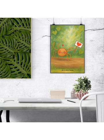 Mr. & Mrs. Panda Print Spinne Agathe Motivation Design ohne Spruch in Weiß