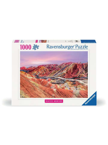 Ravensburger Puzzle 1.000 Teile Regenbogenberge, China Ab 14 Jahre in bunt