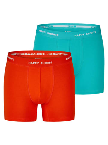 Happy Shorts Retro Boxer Neon in neon green/orange