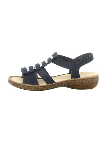 rieker Komfort Sandalen in Blau