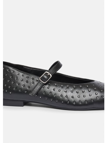 comma Pantoletten in Schwarz