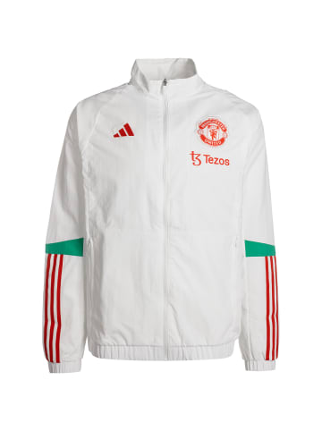 adidas Performance Trainingsjacke Manchester United Pre-Match in weiß / rot