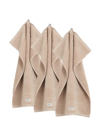 Gant Gästetuch 3er Pack in Sand