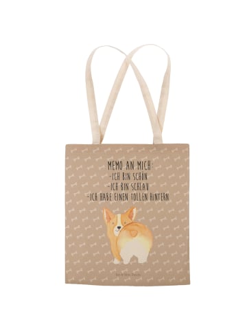 Mr. & Mrs. Panda Beuteltasche Corgi Po mit Spruch in Hundeglück