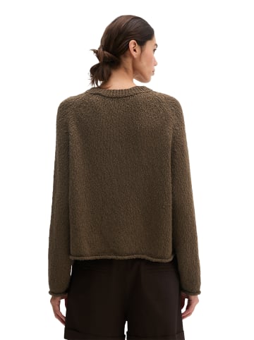 Marc O'Polo Cardigan oversized in Burnt Coffee Melange
