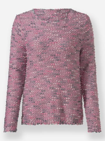 WITT WEIDEN Bouclé-Pullover in mauve-meliert