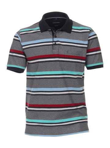 CASAMODA Polo-Shirt in graues Mittelblau