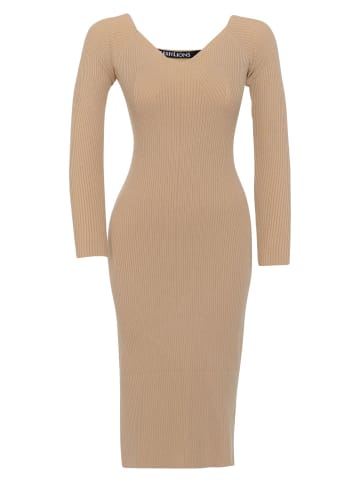 Freshlions Strickkleid Henna in Beige