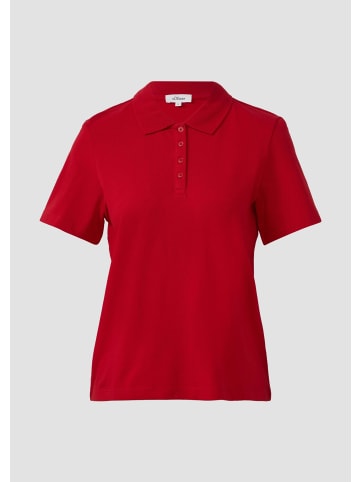 s.Oliver Polo-Shirt in 3533_rot