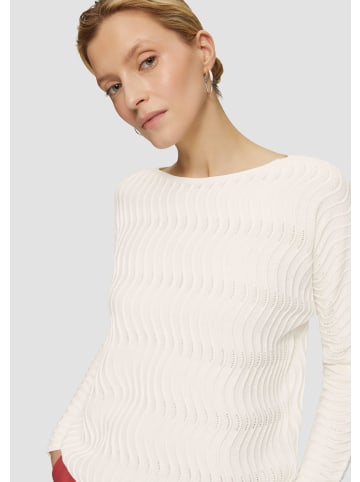 s.Oliver BLACK LABEL Strickpullover langarm in Creme