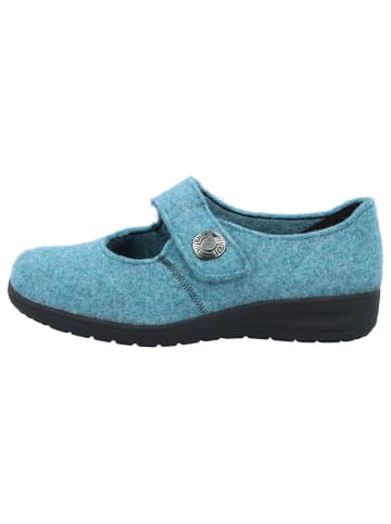 Solidus Hausschuh in blau