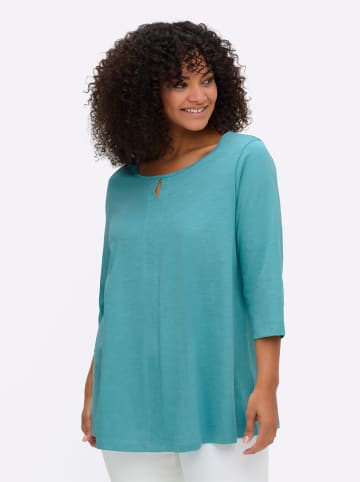 sheego 3/4-Arm-Shirt in ozean