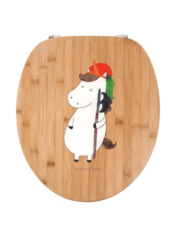 Mr. & Mrs. Panda Motiv WC Sitz Einhorn  ohne Spruch in Braun