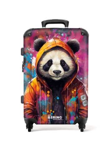 NoBoringSuitCases Suitcase, Handgepäck, Koffer, Trolley, Reisekoffer Riesenpanda-Design mit