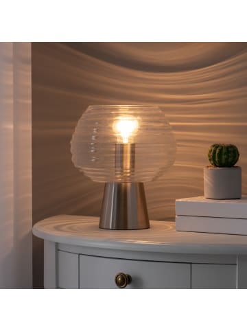 home24 Tischleuchte Sywell in Durchsichtig