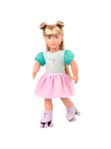our generation Puppenbekleidung Outfit Eis-Prinzessin Rollschuhen ab 3 Jahre in Mehrfarbig