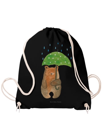 Mr. & Mrs. Panda gymnastiktasche Bär Regenschirm ohne Spruch in Schwarz