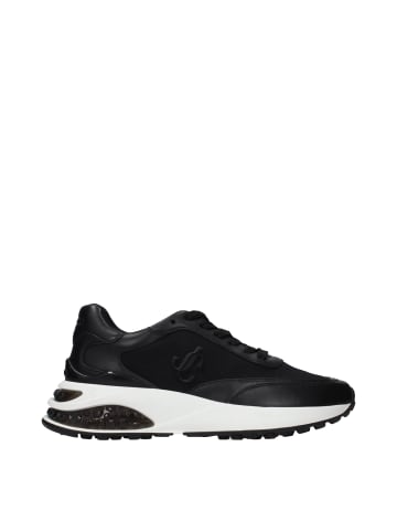 Jimmy Choo Schwarz Stoff Athletik Sneaker
