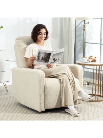 HOMCOM Relaxsessel-94L x 76B x 100H cm-Beige