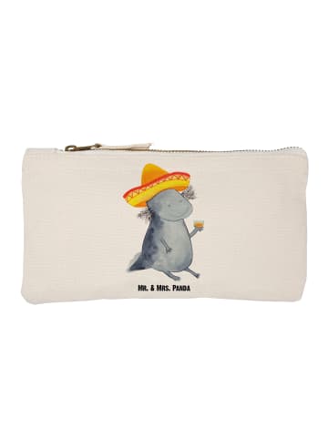 Mr. & Mrs. Panda Schminktasche Axolotl Tequila ohne Spruch in Weiß