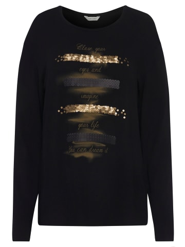 Gina Laura Longsleeve in schwarz