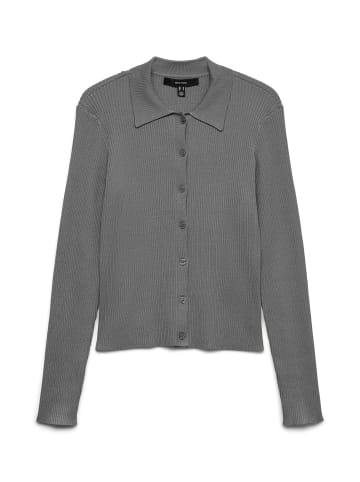 Vero Moda Strickjacke in Medium Grey Melange
