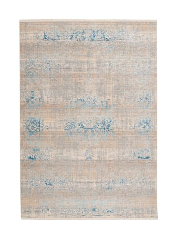 Arte Espina Wohnzimmer Teppich – Kurzflorteppich Baroque 325 in grau - türkis - rechteckig