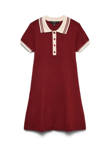 Vero Moda Strickkleid in Syrah
