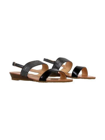 Divine Factory Ledersandalen Schwarz