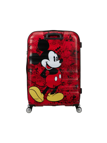 American Tourister Wavebreaker Disney Spinner 77 cm mit TSA-Zahlenschloss in Mickey Comics Red