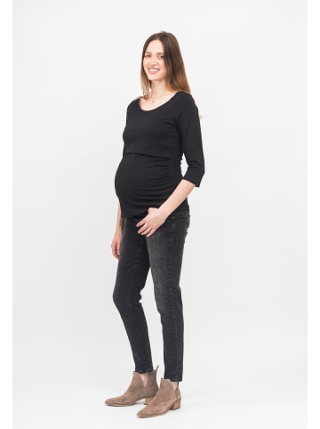 Cool Mama Umstands- und Stillbluse 2 in 1 in SCHWARZ