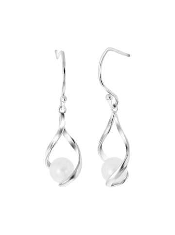 Lucardi 925 Silber Ohrringe Spirale