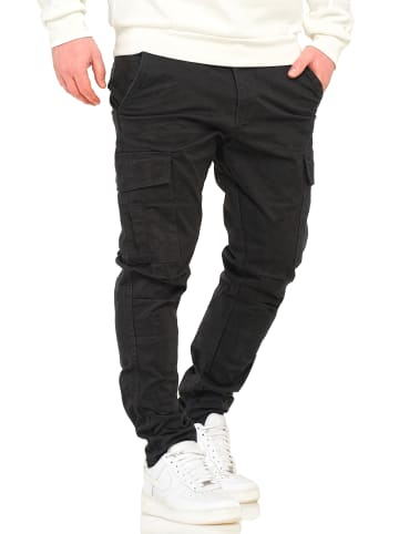 SOUL STAR Cargohose - SPBRADES Chino Jeans Hose Stoffhose in Black