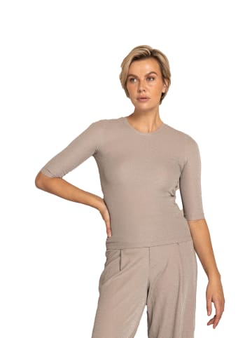 ZHRILL Shirts ZHANYON TAUPE in Taupe