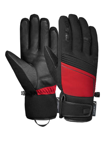 Reusch Fingerhandschuhe Louis R-TEX® XT in 7068 black/tango red