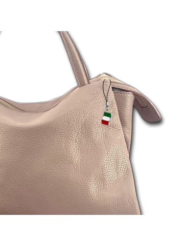 Florence Florence Umhängetasche Leder rosa ca. 35cm