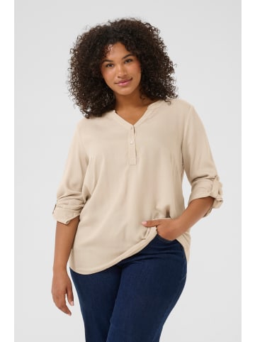 KAFFE curve Langarm-Bluse KCsida Regular fit in Feather Gray