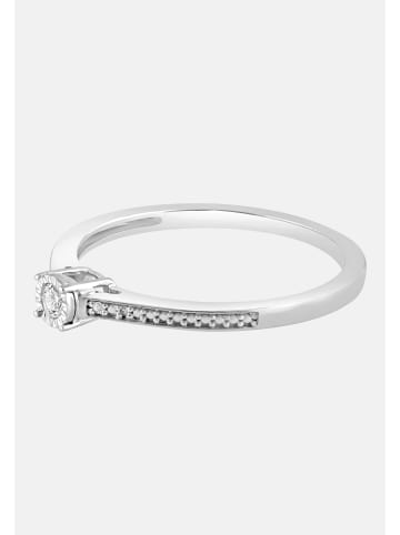 Diamant Exquis Ring aus 375 Weißgold mit Diamant