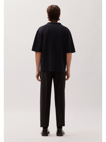 Studio Seidensticker Strick Resort Hemd Regular in Schwarz