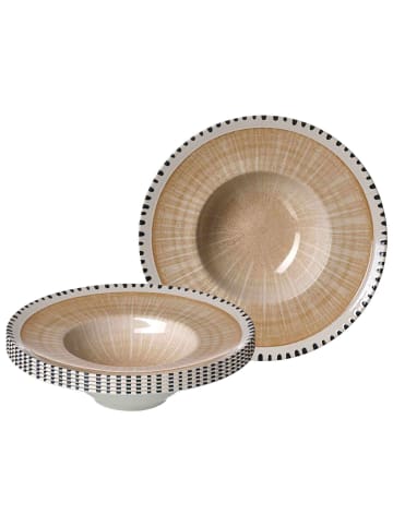 Ritzenhoff & Breker 6er Set Gourmetteller Natura ø 28 cm in Creme