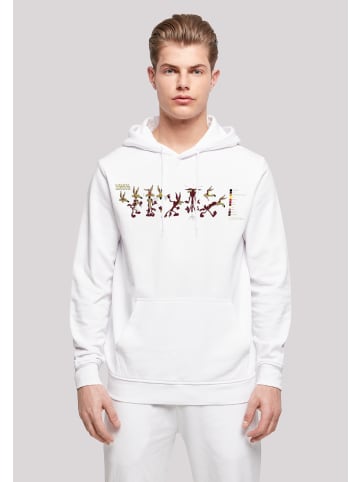 F4NT4STIC Basic Hoodie Looney Tunes Wile E Coyote Colour Code in weiß