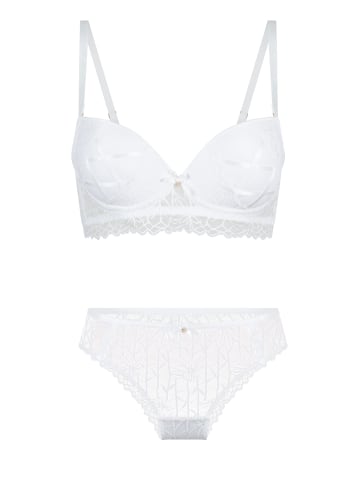 LINGADORE Push up BH set Weiß