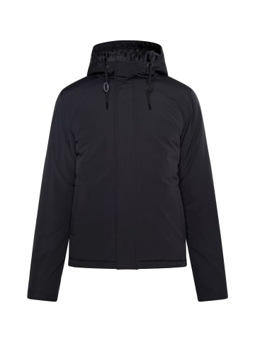 DreiMaster Klassik Herren Wattierte Winterjacke in Schwarz