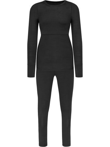 Normani Outdoor Sports Merino Unterwäsche Umstandsmode in Anthrazit