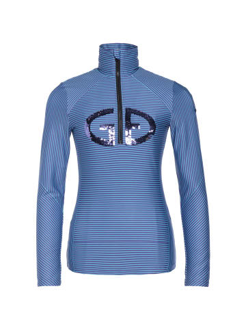 & You Damen W GROOVY PULLY L/S in Rauchblau