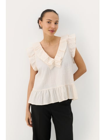 PART TWO Ärmellose Bluse TrojaPW Gerade Passform in Eggnog