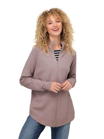 LAURASØN Strickjacke in helles steingrau